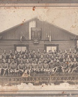 Терентьев Иван Яковлевич (2 ряд 8-й справа), Краснобор, Чупров Тимофей Степанович (1879-1937) (2 ряд 9-й справа)