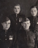 Канев Александр Прокопьевич (стоит справа) (1926гр), Бакур-Ухта