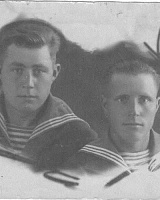Терентьев Егор Дмитриевич (слева) (1917-1945), Ижма