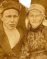 Витязев Прокопий Федорович (1904-1951, Мохча) с супругой Пелагеей Ивановной