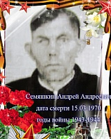 Семяшкин Андрей Андреевич (1920-1970), Гам