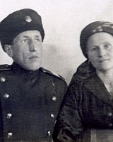 Терентьев Андрей Миронович (1915-1977, Ижма) с женой Валентиной Философовной